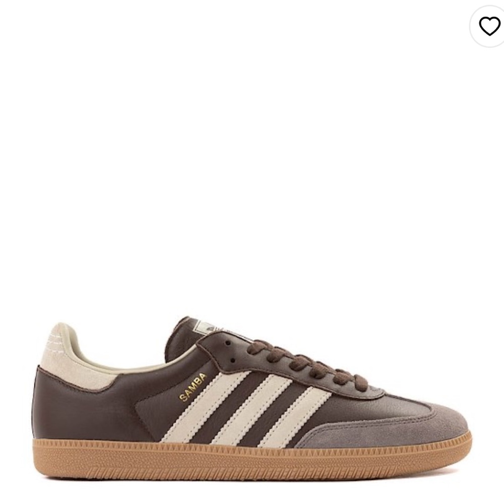 Mens adidas Samba OG Athletic Shoe - Brown / Putty Gray / Gold Metallic / Gum